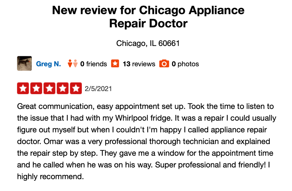 Chicago Appliance Repair Doctor