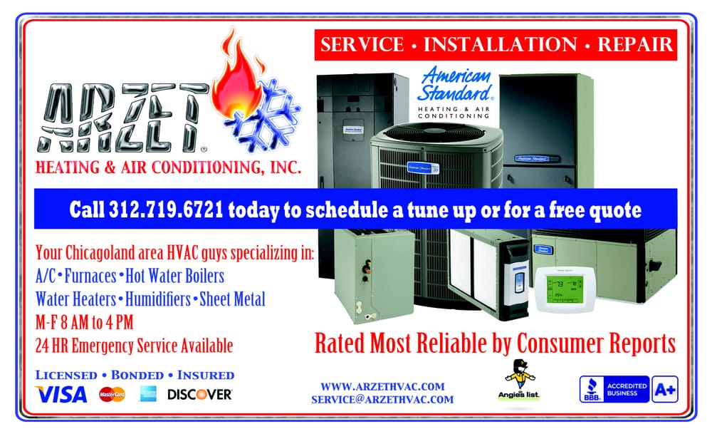 Arzet Heating & Air Conditioning, Inc