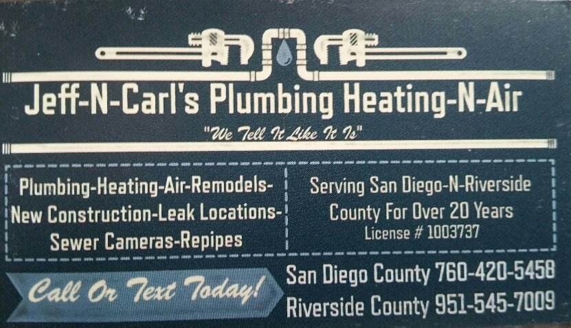 Jeff-N-Carl’s Plumbing Heating-N-Air